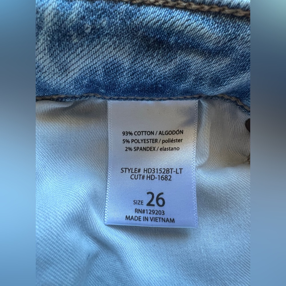 NWT HIDDEN RYAN BOOTCUT JEANS SIZE 26 - Picture 2 of 5